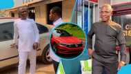 Daddy Lumba’s Abusuapanin spotted in public with his sleek Volkswagen car