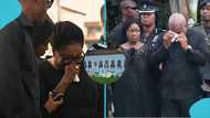 One year on: Sad scenes as Mahama meets family members of 8 helicopter crash victims