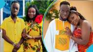 Akwaboah and his pretty wife have gone viral after rocking classy yellow outfits for their viral photoshoot