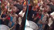 Talented little girl awes many with her drumming skills in video, many hail her