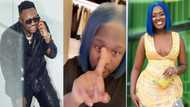 Please come for your wig - Fans beg Fella as Medikal rocks wife's blue wig and acts like a woman in new video