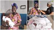 I was feeling the baby on my back: 37-year-old lady pregnant for 6 years shares story as she finally delivers