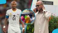 Andre Ayew surprises fans with generous alms after Friday prayers (Video)