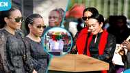 Nana Konadu Funeral: Zanetor's 1st daughter reads grandchildren's tribute with thick foreign accent
