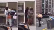 Thieves caught on video escaping with expensive handbags from store