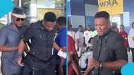 Gyan brothers share emotional reunion at KIA as Asamoah returns from World Cup Draw