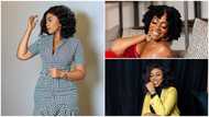 Shatta Michy looks smoking hot in a red sleeveless dress on her 30th birthday