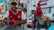 Ghanaian graduate delights as he becomes a coconut seller: "I buy one at GH¢1 and sell it at GH¢5 in Accra"