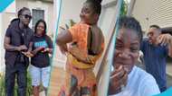 Naana Donkor Arthur lashes out at fashion designer who burnt her fabric and used wrong measurement to sew to her dress