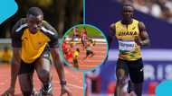 Ghana's Saminu beats Akani Simbine to finish 2nd in thrilling 100m race in Hungary (Video)