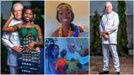 Perfect-looking GH lady and 'oyibo' man who looks older marry; many question her hubby's age as videos pop up