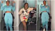 "Still figure 8 after 4 cuties:" Mercy Johnson shows off body in 2 piece as she jumps on treadmill challenge