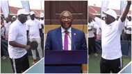 Bawumia shows off Serena Williams's skills on the tennis court on National Fitness Day, Ghanaians compare his skills to how he runs the economy