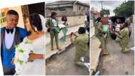 Video & photos show wedding ceremony of a service personnel who proposed to his colleague months ago