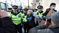 Police detain Greta Thunberg at London climate protest