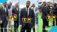 Otumfuo's son Nana Kwaku Duah appears at Atta Mills' wreath-laying ceremony with Okudzeto Ablakwa