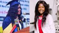 Ghanaian lady earns CGPA of 3.971 to emerge as valedictorian with 3 awards from UCC; wows many