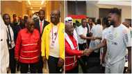 Photos: Akufo-Addo meets Black Stars in Qatar ahead of Portugal opener