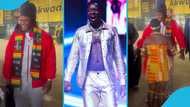 Michael Blackson welcomes Hollywood star DC Young Fly to Ghana, dances Adowa with him