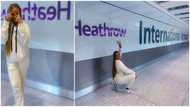 I have left your country for you people =Lady says after moving to the UK