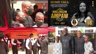 Sad videos and photos drop as Alan Cash, others mourn with Maurice Ampaw at his wife's funeral