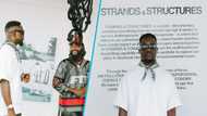 Lovely photos of Sarkodie supporting his photographer Kaptin at his exhibition