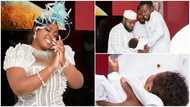 Tracey Boakye and hubby christen son in a plush ceremony, lovely videos and photos emerge