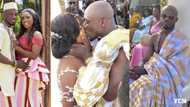 Nkonkonsa's wife licks his wedding ring as they renew their vows on 2nd marriage anniversary