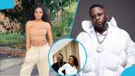 Sister Derby's ex-lover and Fella Makafui's ex-husband Medikal is expecting his first child with singer Eazzy