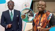 Bola Ray consumes big bowl of Waakye with his friends by the roadside, video