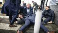 Macron protesters held in fresh unrest on Dutch visit