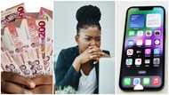 "My man owes GH₵5k but he bought iPhone 13 for me & I'm struggling to ask for my money back" - GH lady