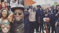 Sad photos drop as Giovani, Cookie, Johnnie Hughes, other stars join Berla Mundi to bury her father