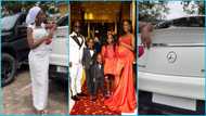 Gorgeous mum of four flaunts Mercedes-Benz she received as push gift