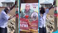 Dr Likee cries heavily after sighting his obituary poster in public, video sparks fear in fans