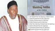 Man set to "marry out" 10 of his children on same day; wedding invitation causes Stir