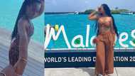 Shatta Michy shows off her new bae as they go on exotic vacation in Maldives; photos & videos drop