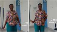 Pretty Ghanaian nursing student joins Maa Linda dance challenge, whines beautifully in sweet video