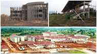 Saglemi Housing Project, Ho Youth Center and other abandoned building projects in Ghana
