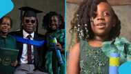 Stonebwoy's daughter celebrates her dad's graduation with adorable voice-over