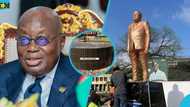 Nana Akufo-Addo's statue at Sekondi Hospital roundabout dismantled again, new monument to be erected