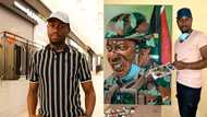 Amazing artist Thabiso Mahlaba draws inspiration from Madiba with stunning artwork