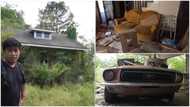 Millionaire abandons house, gold car after death, leaves vehicle to rust in viral video, many react