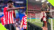 Inaki Williams Shares Adorable Moment With Young Athletic Bilbao Fan: Video