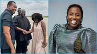 Diana Hamilton bumps into Bawumia wearing flip-flops: "I should've worn my bronya dress"