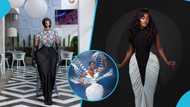 AMVCA 2025: Nana Akua Addo rocks an exquisite dress with moving fans designed in India