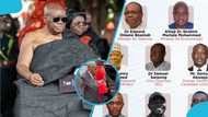 Akufo-Addo gets emotional as he arrives at the state funeral of the eight helicopter crash victims, video