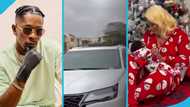 Shatta Wale's baby mama, Maali, given hero's welcome at EOCO head office where he's been detained