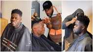 Arsenal player Thomas Partey visits Christian Atsu's barber for sleek haircut before Ghana's match against Angola (Video)