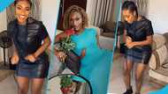 Old video of "slim" Wendy Shay slaying in a short dress trends on Instagram amid body enhancement rumours